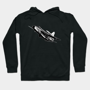 English Electric Lightning Jet Fighter Aircraft RAF Airplane Plane Hoodie